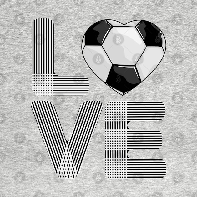 Soccer Love by Designoholic